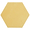 HexArt Yellow 8" Hexagon Matte Porcelain Tile