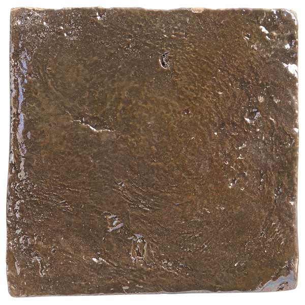 Opera Terracotta by Paula Purroy Dune 6x6 Square Matte and Iridescent Terracotta Tile