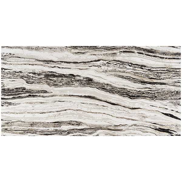 Lux Travertino Black Gold 24x48 Artisan Decor Porcelain Tile