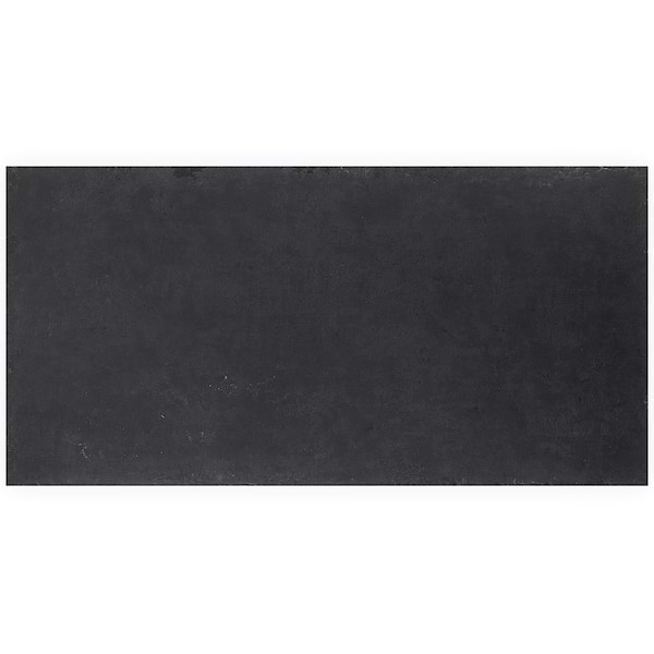 Portrait Black Matte Porcelain Tile - Sample in Black, View 14, open zoomed image