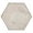 Ava Gray Sabbia 8" Hexagon Matte Porcelain Tile