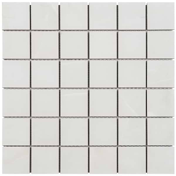 DreamStone Aztec Onyx Bianco 2x2 Matte Porcelain Mosaic