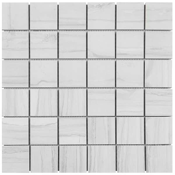 DreamStone Luminus White 2x2 Matte Porcelain Mosaic 