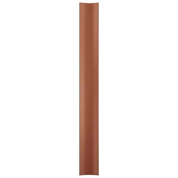 Roller Fluted Column Terracotta 4x36 3D Handmade Matte Ceramic Tile