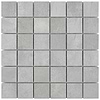 Bond Excalibur Medium Gray 2x2 Matte Porcelain Mosaic Tile