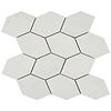 Bond Palladium Light Gray Foliage Hexagon Matte Porcelain Mosaic; in Light Gray Porcelain; for Backsplash, Bathroom Floor, Bathroom Wall, Commercial Floor, Floor Tile, Kitchen Floor, Kitchen Wall, Outdoor Floor, Outdoor Wall, Pool Tile, Shower Floor, Shower Wall, Wall Tile; in Style Ideas Classic, Contemporary, Industrial, Mid Century, Modern, Traditional, Transitional; released 2025; new, trends