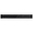 Era Charcoal Black 3x24 Limestone Look Matte Porcelain Bullnose