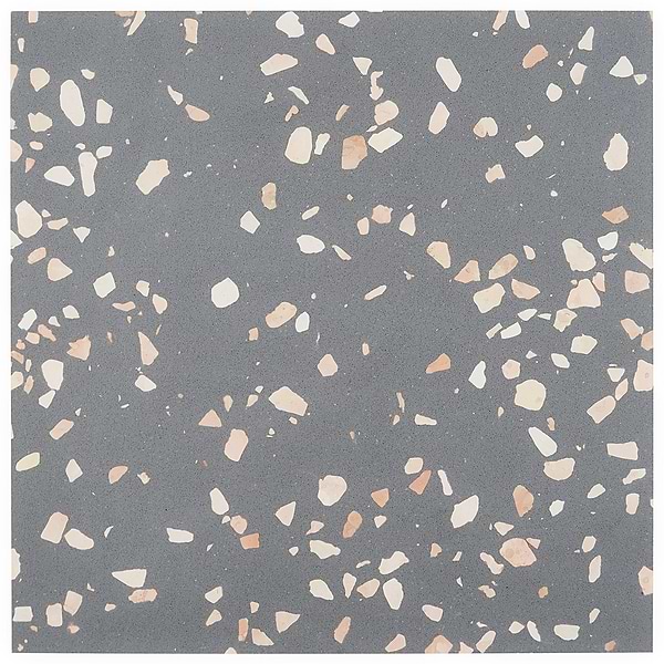 Terrazzo Italy Dolce Grande Gray 24x24 Honed Terrazzo Tile