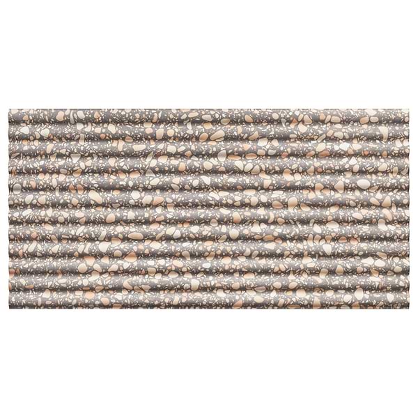 Terrazzo Italy Fluted Dolce Rina Gray 12x24 Honed Terrazzo Tile