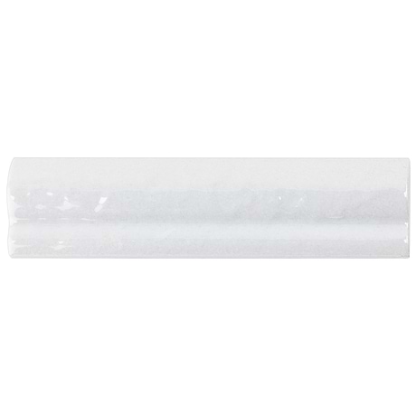 Angela Harris Dunmore Blanco 2x8 Ceramic Chair Rail Liner