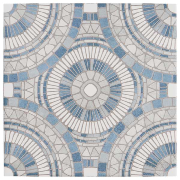 Basilico Azul Blue 8x8 Matte Porcelain Tile