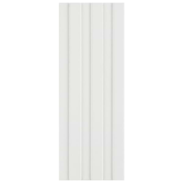 Bariano White 6x16 Fluted 3D Matte Porcelain Tile