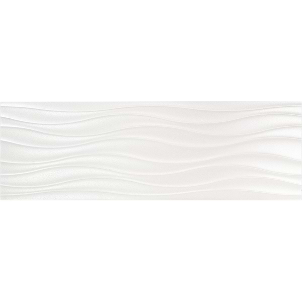 Whistler Slalom White 12x36 Ceramic Wall Tile