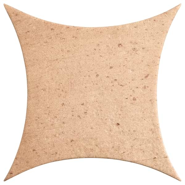 Raval Peach Terracotta 3x8 Petal and 6x6 Kite Matte Porcelain Tile