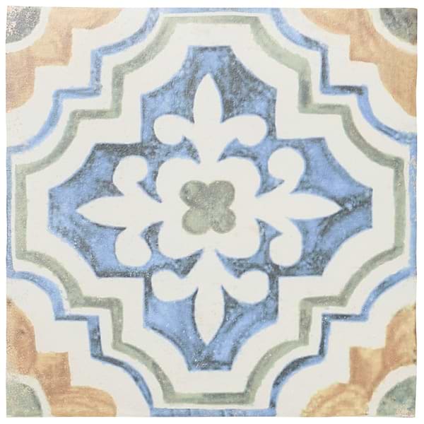 Saltillo Sol Multicolor 9x9 Matte Porcelain Tile