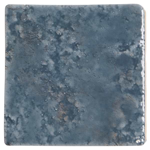 Greta Midnight Blue 5x5 Glossy Textured Porcelain Tile