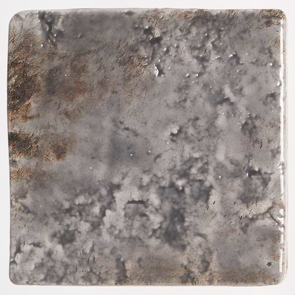 Greta Smoke Gray 5x5 Glossy Textured Porcelain Tile