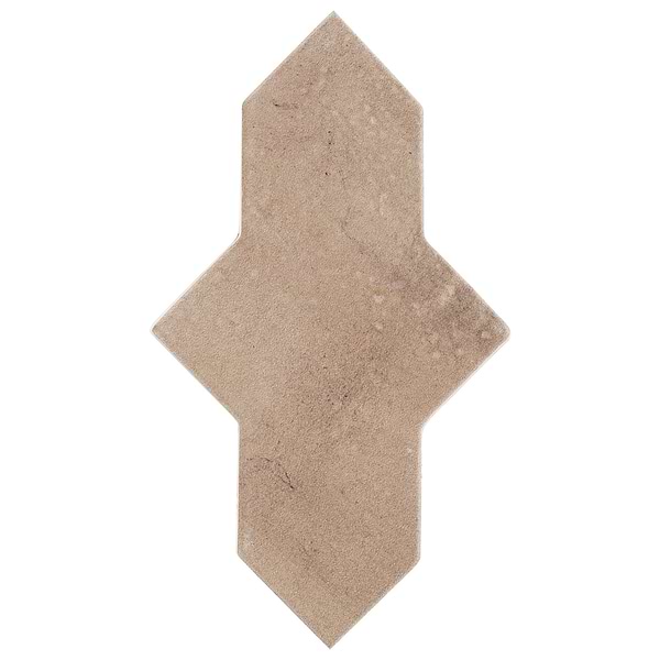 Parma Cruz Taupe Brown 5x8 Terracotta Look Matte Porcelain Tile
