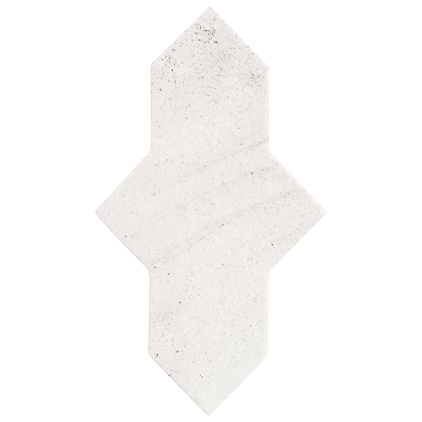 Parma Cruz White 5x8 Terracotta Look Matte Porcelain Tile