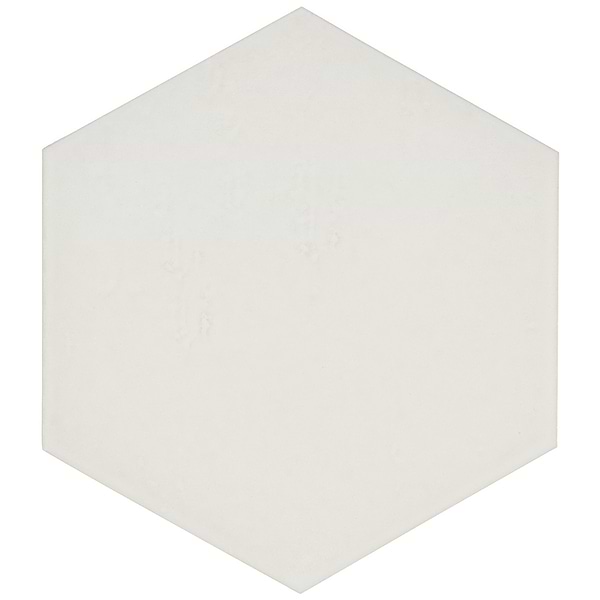 Cavallo Swiss Coffee Beige 7" Hexagon Glossy Porcelain Tile