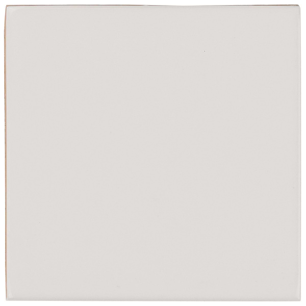 Morocco Blanco White 4x4 Square Glossy Porcelain Tile