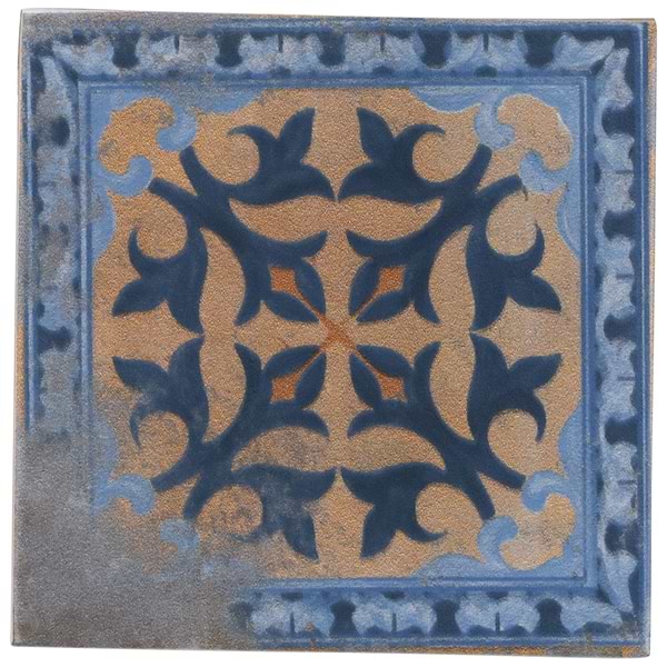 Morocco Medina Multicolor 4x4 Square Matte Porcelain Tile