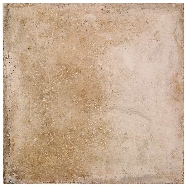 Seville Delfi Dark Beige 24x24 Travertine Look Matte Porcelain Tile