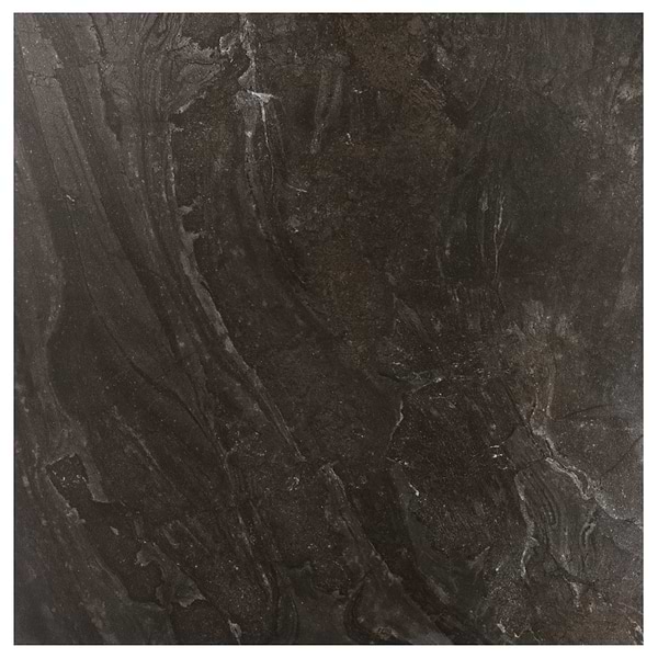 Santo Charcoal Black 36x36 Matte Porcelain Tile