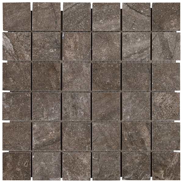 Santo Earth Brown 2x2 Matte Porcelain Mosaic Tile