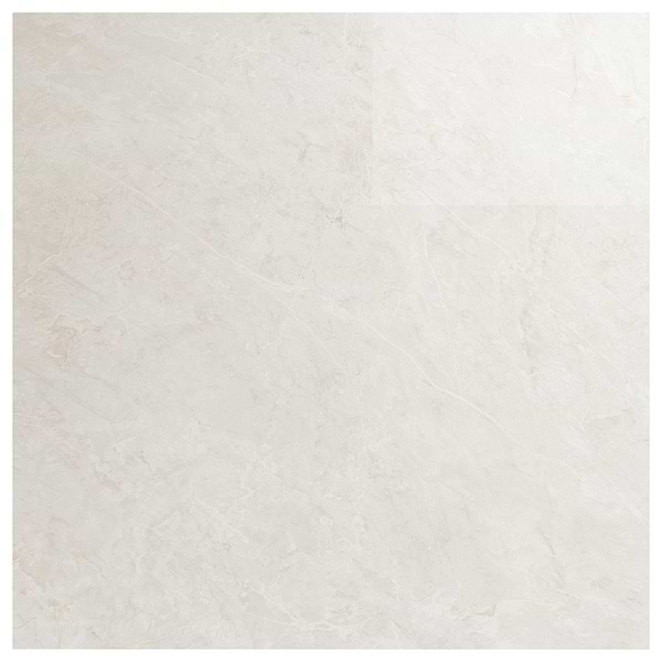 Boscato Cream White 48x48 Marble Look Polished Porcelain Tile