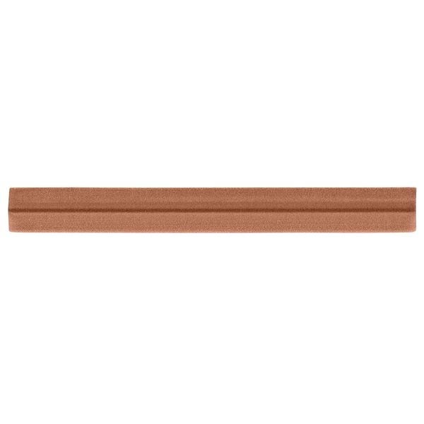 Born Terracotta .5x5 L-Shape Quarter Round Matte Ceramic Pencil Liner
