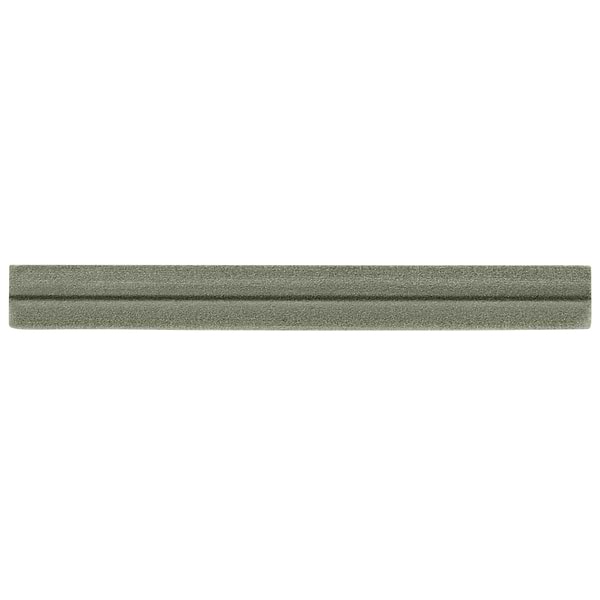 Born Sage Green .5x5 L-Shape Quarter Round Matte Ceramic Pencil Liner