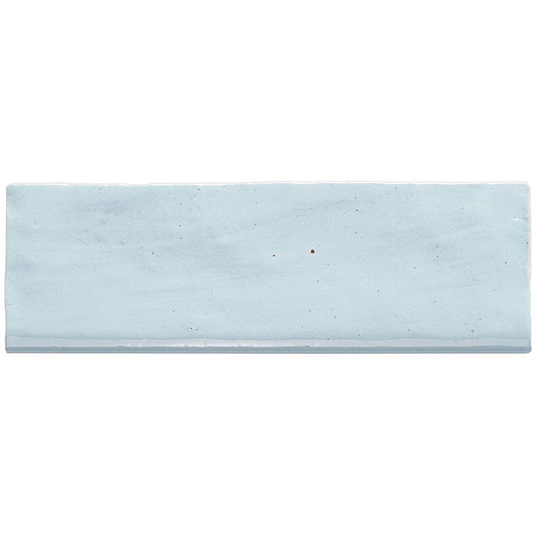 Portmore Sky 3x8 Glossy Ceramic Bullnose