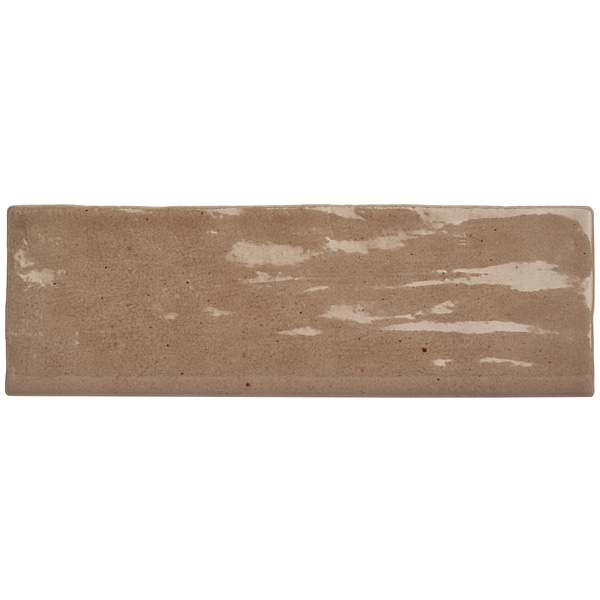 Portmore Taupe 3x8 Glazed Ceramic Bullnose