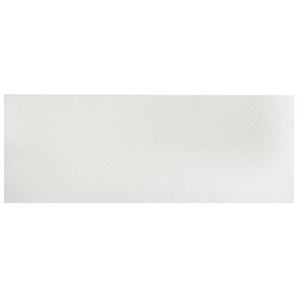 Plaster Arrow White 18x48 Textured Matte Ceramic Tile