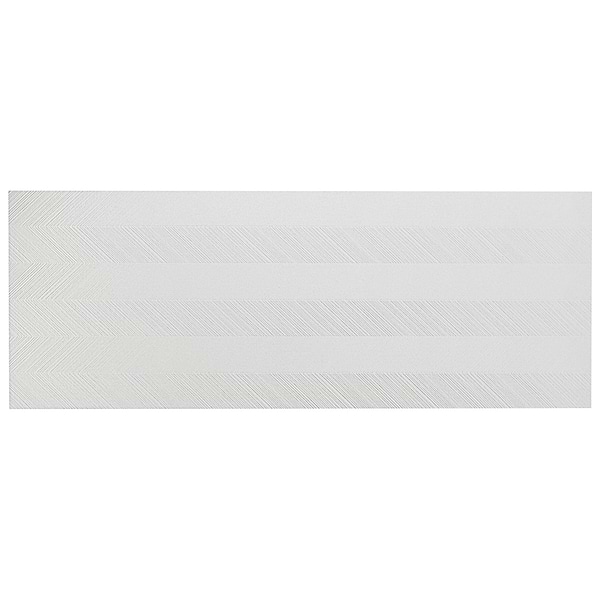 Plaster Weave White 18x48 Textured Matte Ceramic Tile