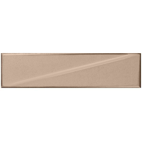 Axelle Dune Beige 3x12 3D Glossy Ceramic Subway Tile