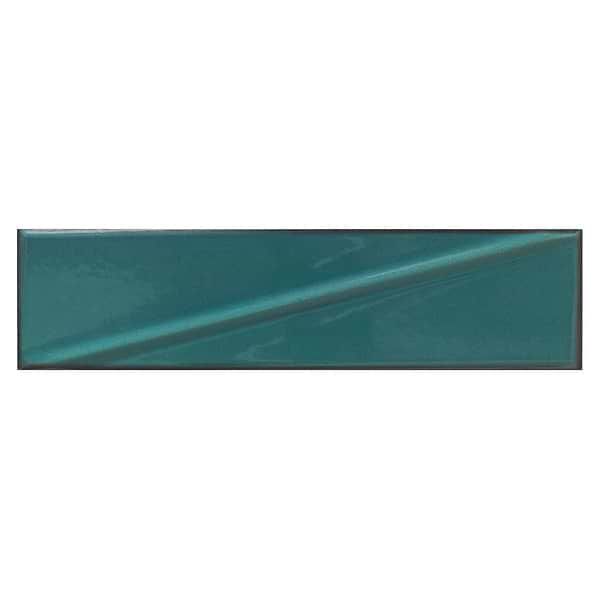 Axelle Emerald Green 3x12 3D Glossy Ceramic Subway Tile