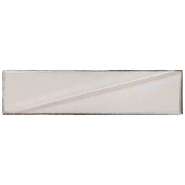 Axelle Ice White 3x12 3D Glossy Ceramic Subway Tile