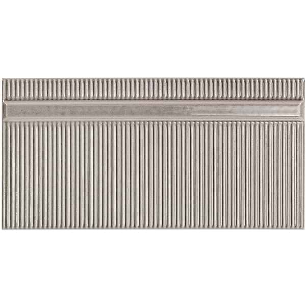 Vector Reverb Gris 4x8 Polished Ceramic Tile