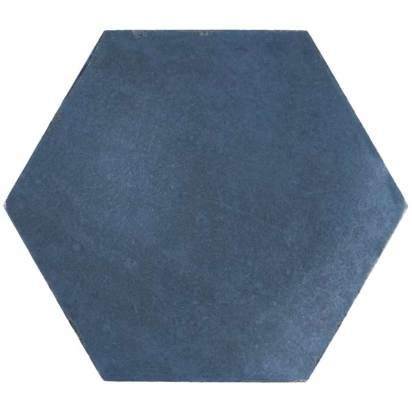 Sasha Hex Chiazza Marino 6" Matte Porcelain Hexagon Tile