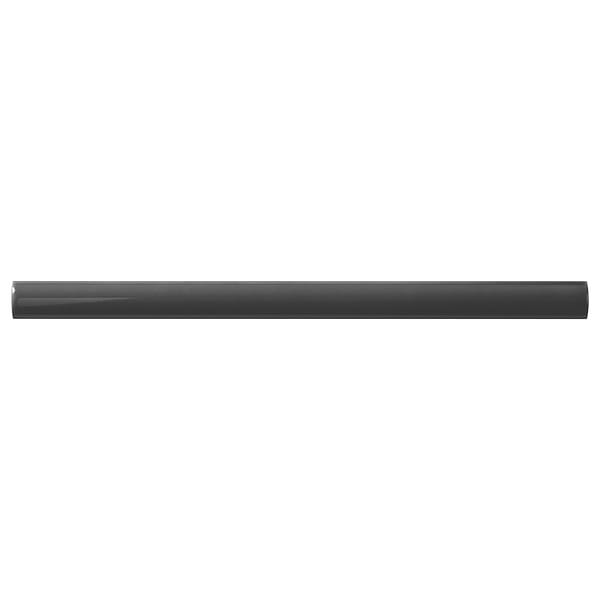 Lancaster 1x12 Bristol Driftwood Gray Polished Ceramic Pencil Liner