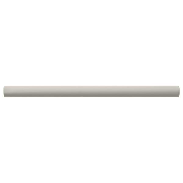 Lancaster Dove Gray 1x12 Bristol Polished Ceramic Pencil Liner