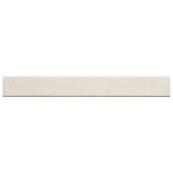Vanilla Warm White 1.5x12 Polished Marble Pencil