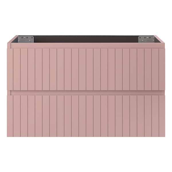 Prima Rose Pink 36" Single Vanity without Top
