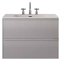 Astor Pearl 30" Single Vanity with Integrated White Solid SurfaceTop