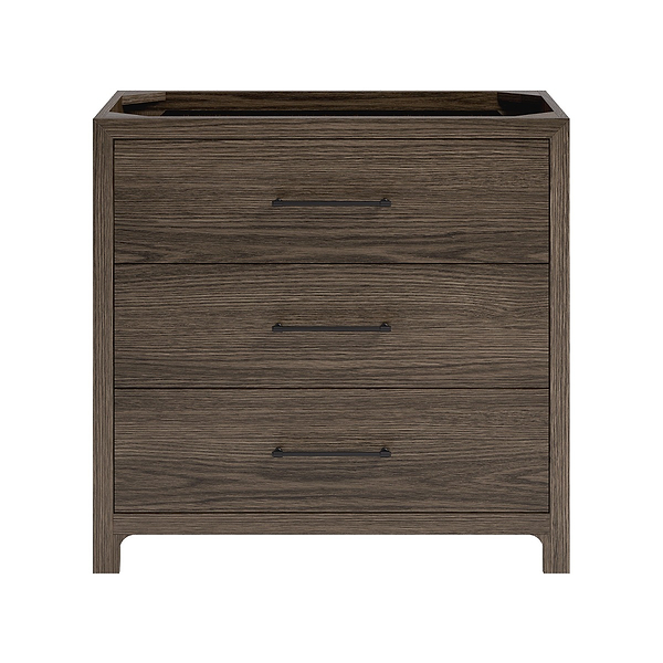 TileBar Studio Vanities Edison Espresso Oak 36" Single Vanity without Top