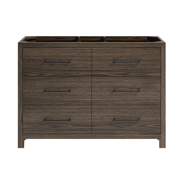 TileBar Studio Vanities Edison Espresso Oak 48" Single Vanity without Top