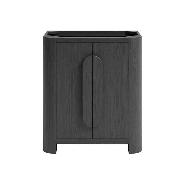 Harper Ebony Oak 30" Single Vanity without Top by TileBar Studio Vanities, View 2, open zoomed image