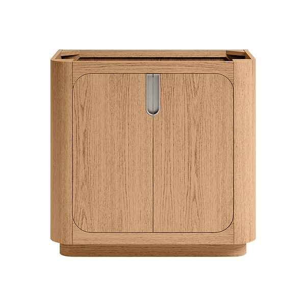 Corbin Medium Ash 36" Single Vanity without Top by TileBar Studio Vanities, View 2, open zoomed image